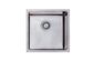 Undermount Sink Single Sq 450x450 Chrome