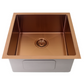 PVD Copper Stainless Steel Sink 450x450x200x1.2mm