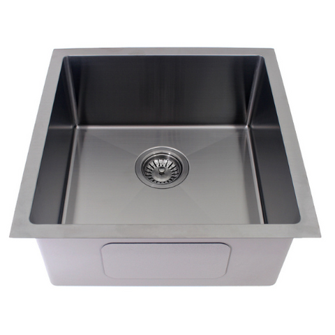 MN PVD Gun Metal Stainless Steel Sink 450x450x200x1.2mm - 31L