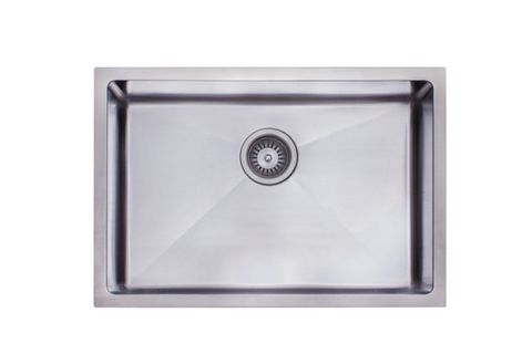 Undermount Sink Single Sq 650x450 Chrome