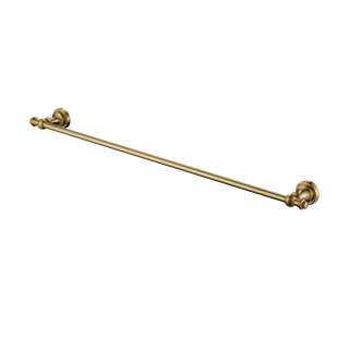 Medoc Single 750 Towel Rail Brushed Bronze