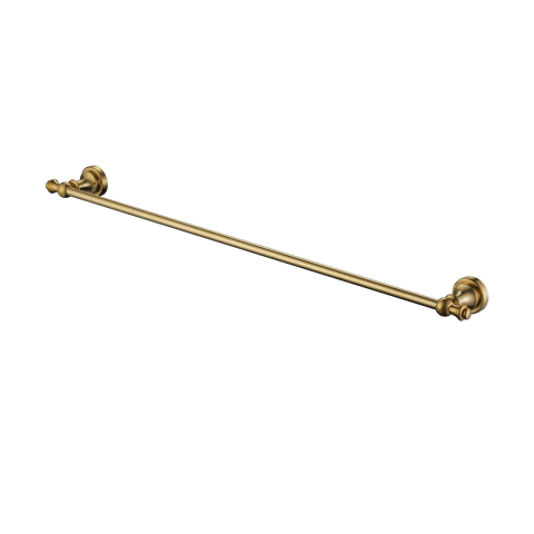 Medoc Single 750 Towel Rail Brushed Bronze