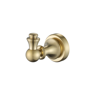 Medoc Single Robe Hook Brushed Bronze