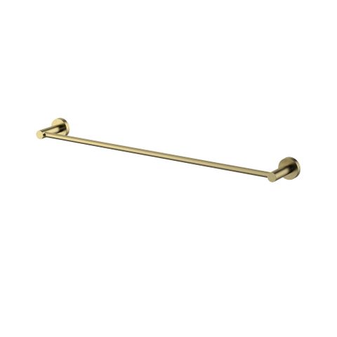 Star PVD Brushed Bronze Single Towel Rail 600mm
