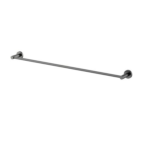 Star Electroplated Gun Metal Single Towel Rail 750mm