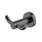 Star Electroplated Gun Metal Robe Hook Double