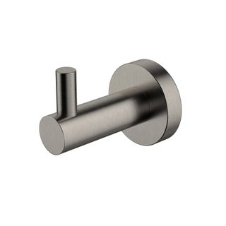 Star Brushed Nickel Single Robe Hook