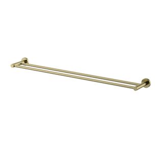 Star PVD Brushed Bronze Double Towel Rail 750mm