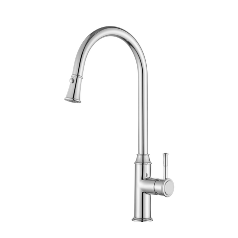 Montpellier Pull Out Kitchen Mixer Electroplated Chrome