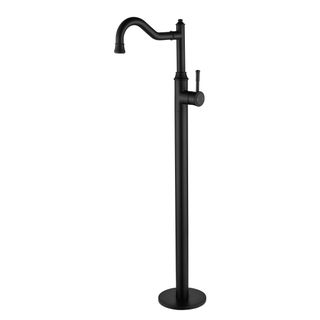 Montpellier Freestanding Bath Mixer Electroplated Matt Black