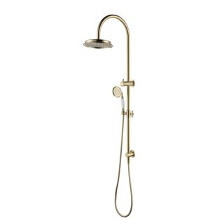 Montpellier Shower Column Set Pvd Brushed Bronze