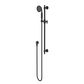 Montpellier Shower On Rail Electroplated Matt Black