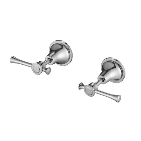 Montpellier Wall Top Assemblies Electroplated Chrome