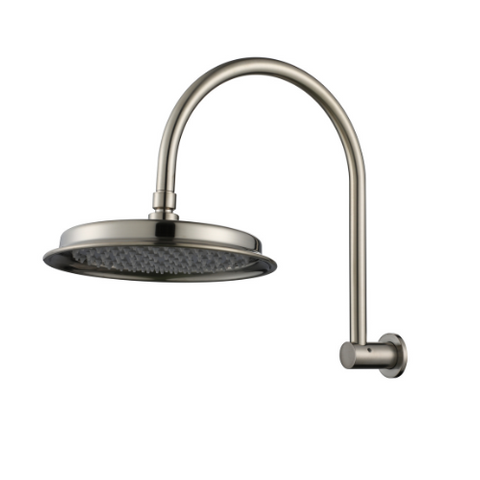 Montpellier Shower Arm & Head Pvd Brushed Nickel