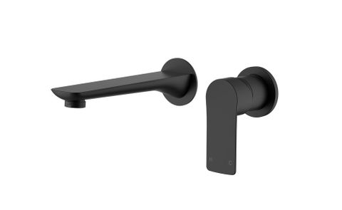 Nova Wall Combination Electroplated Matt Black