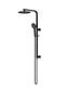 Nova Column Shower Set Electroplated Matt Black