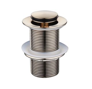 MN PVD BRUSHED NICKEL 32MM POP-UP WASTE NON OVERLOW