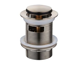 MN PVD BRUSHED NICKEL 32MM POP-UP WASTE WITH OVERLOW