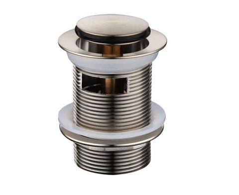 MN PVD BRUSHED NICKEL 32MM POP-UP WASTE WITH OVERLOW