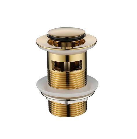 MN PVD POLISHED BRASS 32MM POP-UP WASTE WITH OVERLOW