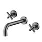 Ryker Gun Metal Bath Set 1/4 Turn
