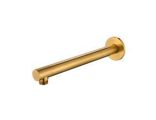 Star PVD Polished Brass Shower Arm Straight 300mm