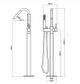 Star Chrome Freestanding Bath Spout with Shower