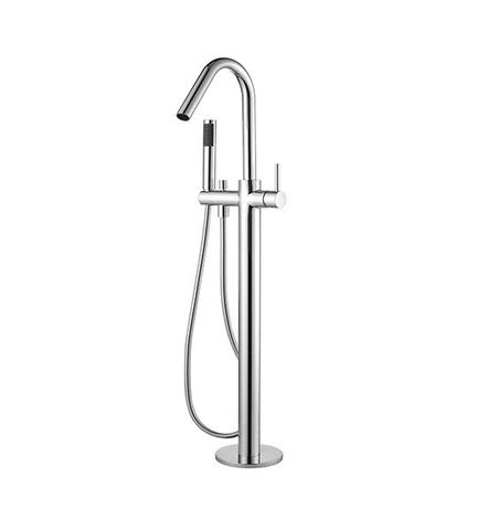 Star PVD Brushed Bronze Freestanding Bath Spout with Shower