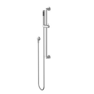 Star Electroplated Brushed Chrome Shower On Rail
