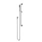 Star Electroplated Brushed Chrome Shower On Rail