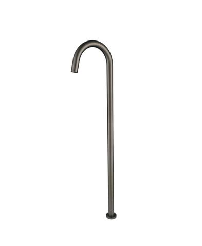 Star Gun Metal Freestanding Bath Spout