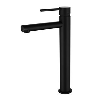 Star Mini Matte Black 25mm High Rise Basin Mixer