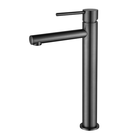 Star Mini Gun Metal 25mm High Rise Basin Mixer