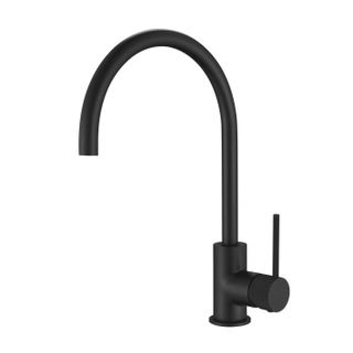 Star Mini Kitchen Mixer With Knurled Handle Electroplated Matt Black