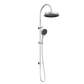 Serenity Twin Shower Brushed Nickel