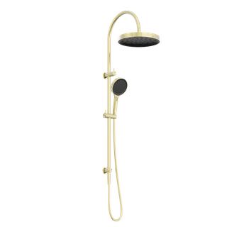 Serenity Twin Shower Brushed Gold