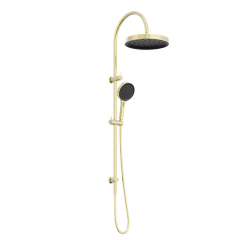 Serenity Twin Shower Brushed Gold
