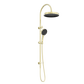Serenity Twin Shower Brushed Gold
