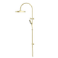Serenity Twin Shower Brushed Gold
