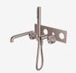 OPAL PROGRESSIVE SHOWER SYSTEM WITH SPOUT 230MM TRIM KITS ONLY BRUSHED BRONZE