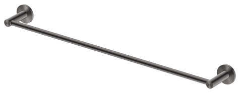 Mica Gunmetal Single Towel Rail 600mm