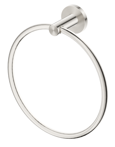 Mica Brushed Nickel Hand Towel Ring
