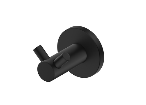 Mica Black Double Robe Hook