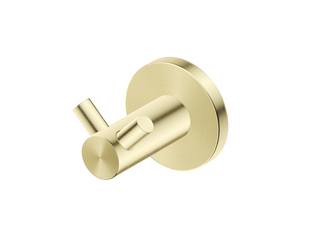 Mica French Gold Double Robe Hook