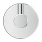 Mica Chrome Single Robe Hook