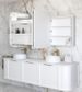 LED Newport 1800(W)x750(H) Matte White Shaving Cabinet - Premium Edition