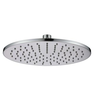 Star Electroplated Brushed Chrome Shower Head 250mm