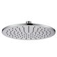 Star Electroplated Brushed Chrome Shower Head 250mm