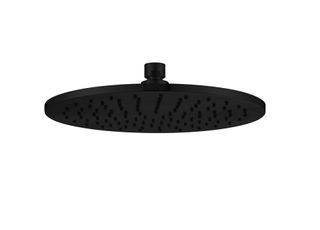 Star Round Matte Black 250mm Shower Head
