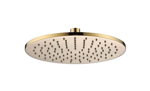 Star PVD Polished Brass Shower Head 250mm